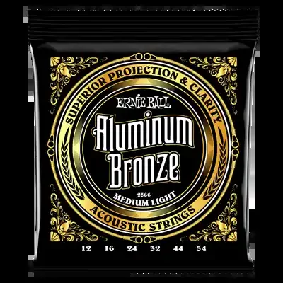 Ernie Ball Aluminium Bronze Medium/Light Acoustic Guitar Strings – 12-54