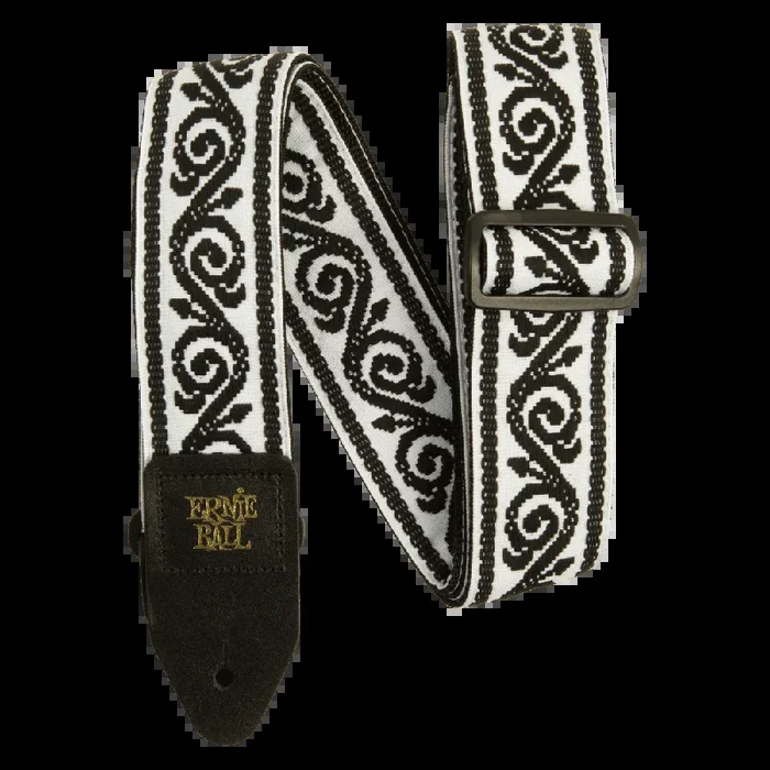 Ernie Ball Black Vine Jacquard Strap