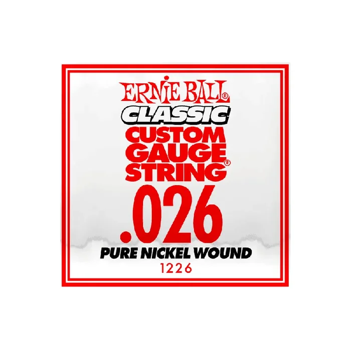 Ernie Ball Classic Slinky Pure Nickel .026w Electric Guitar Single String