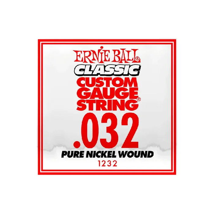 Ernie Ball Classic Slinky Pure Nickel .032w Electric Guitar Single String