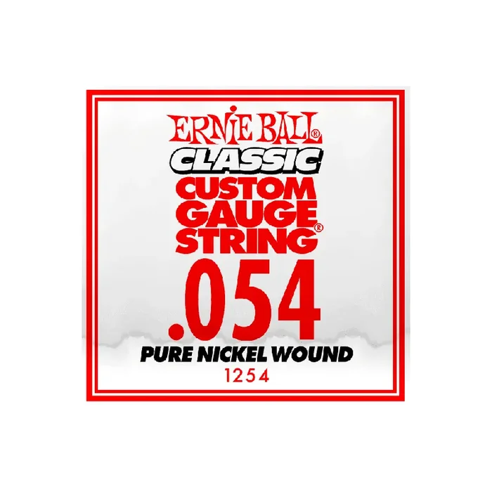 Ernie Ball Classic Slinky Pure Nickel .054w Electric Guitar Single String