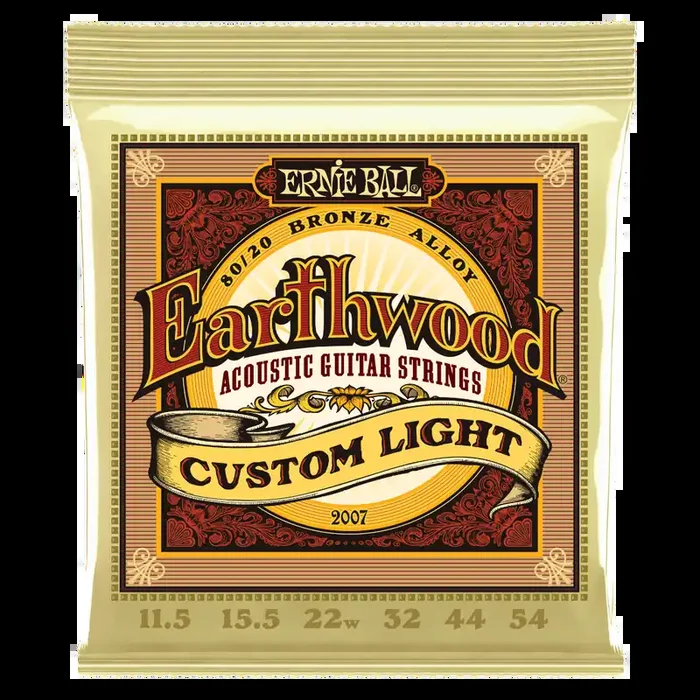 Ernie Ball Earthwood (Custom Light) 80/20 Bronze Acoustic Strings