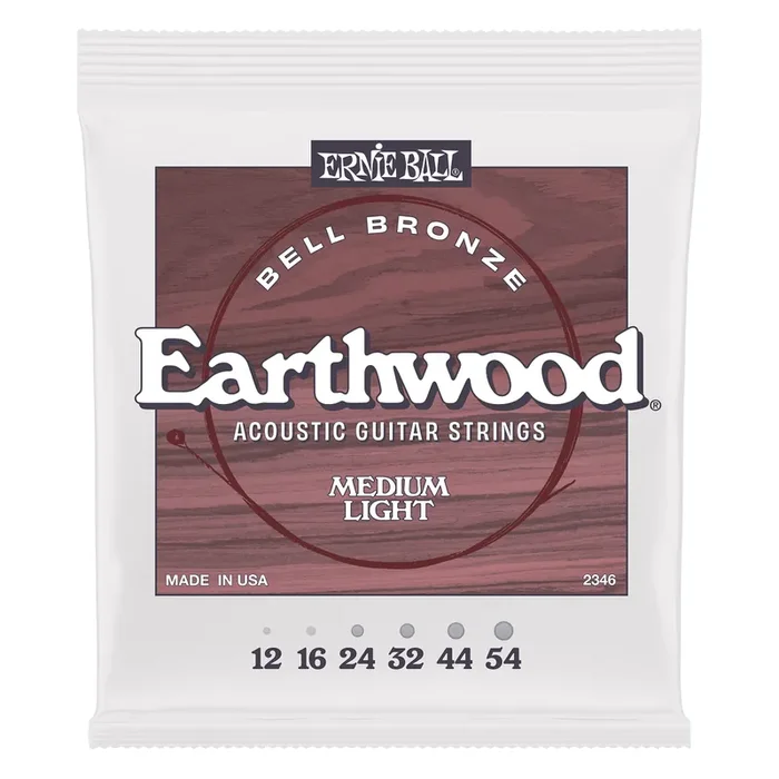 Ernie Ball Earthwood Medium Light Bell Bronze Acoustic Strings
