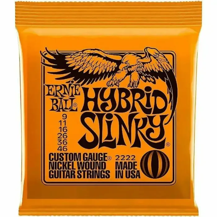Ernie Ball Hybrid Slinky Electric Guitar Strings 9 to 46
