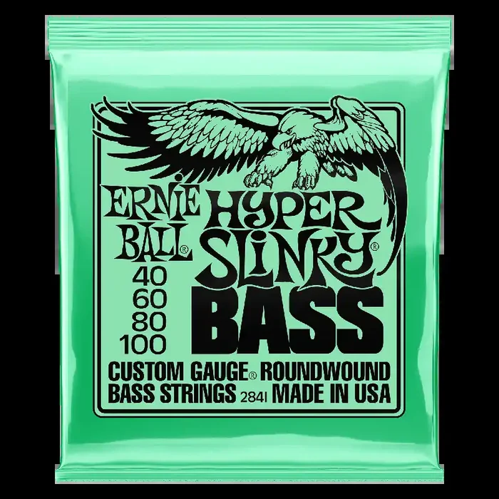 Ernie Ball Hyper Slinky Bass Guitars Strings 40 – 100