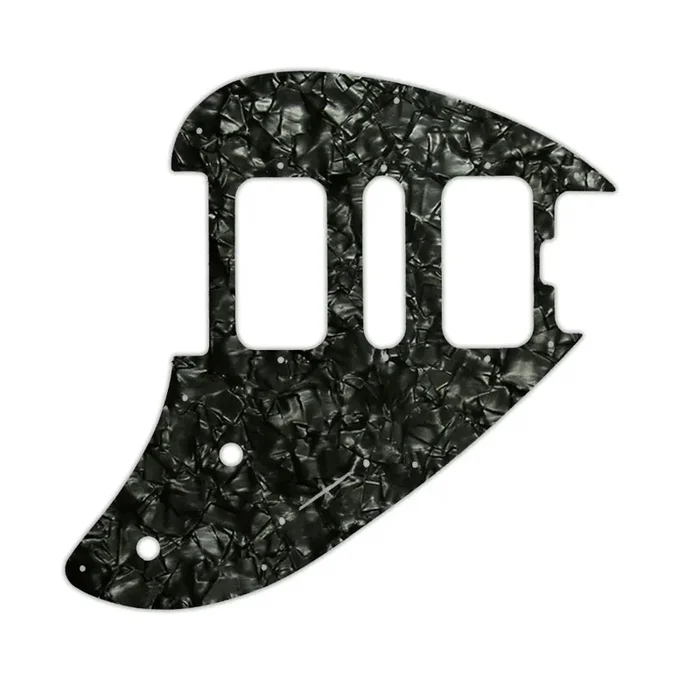 Ernie Ball Music Man Silhouette HSH – Black Pearl/White/Black 3 Ply