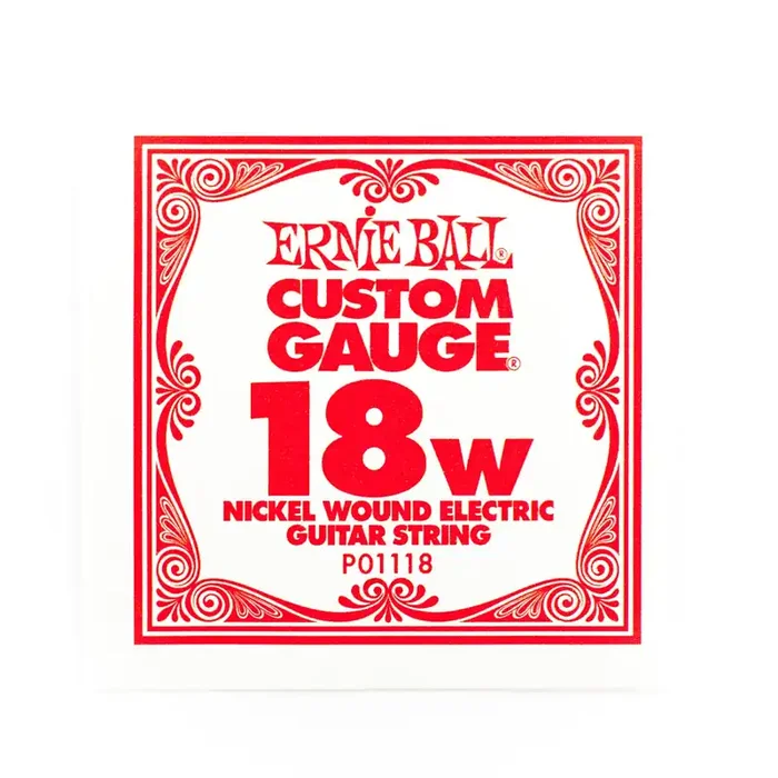 Ernie Ball Nickel Wound .018w Electric Guitar Single String