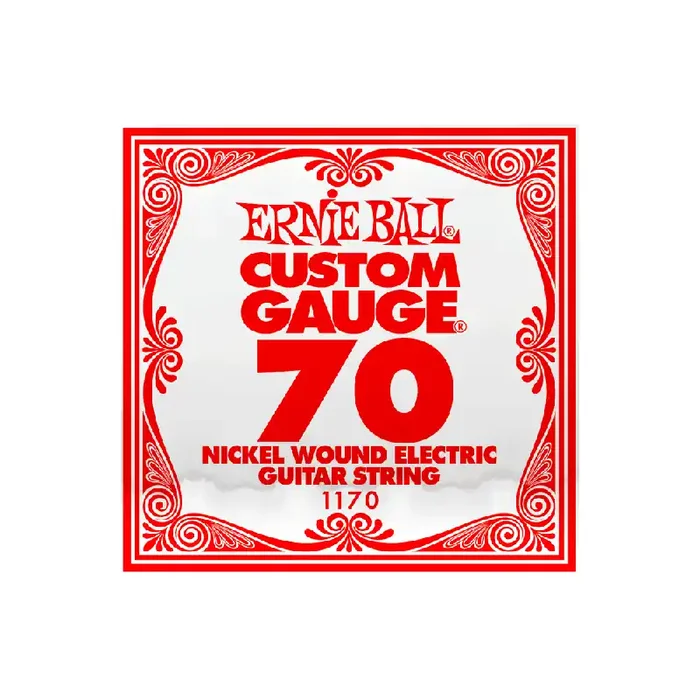 Ernie Ball Nickel Wound .070w Electric Guitar Single String