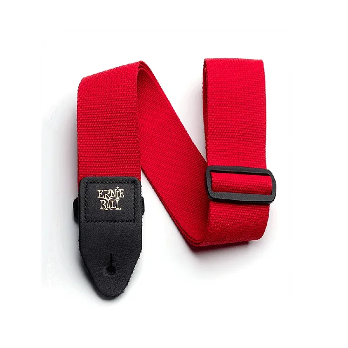 Ernie Ball Polypro Guitar Strap, Red