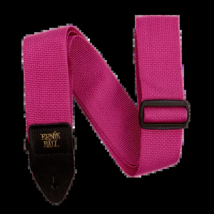 Ernie Ball PolyPro Raspberry Guitar Strap