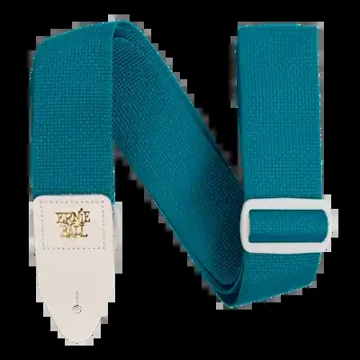 Ernie Ball Polypro Strap – Teal & White