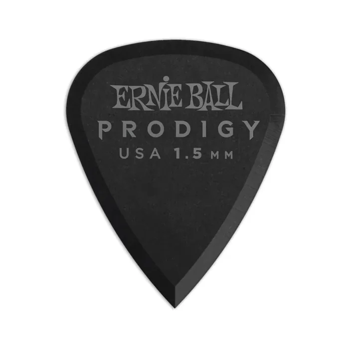 Ernie Ball Prodigy Black Standard 1.5mm Picks, 6-Pack