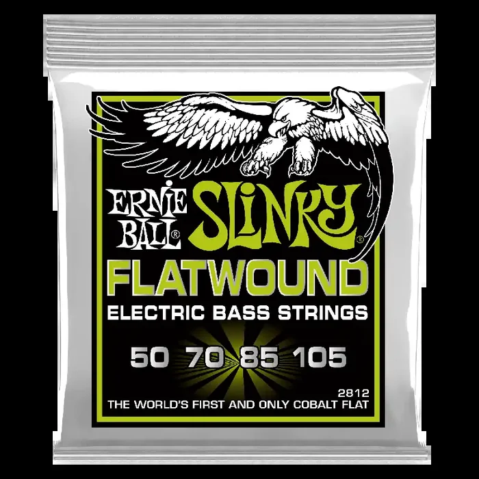 Ernie Ball Regular Slinky CobaltFlatwound Bass Guitar Strings 50 – 105