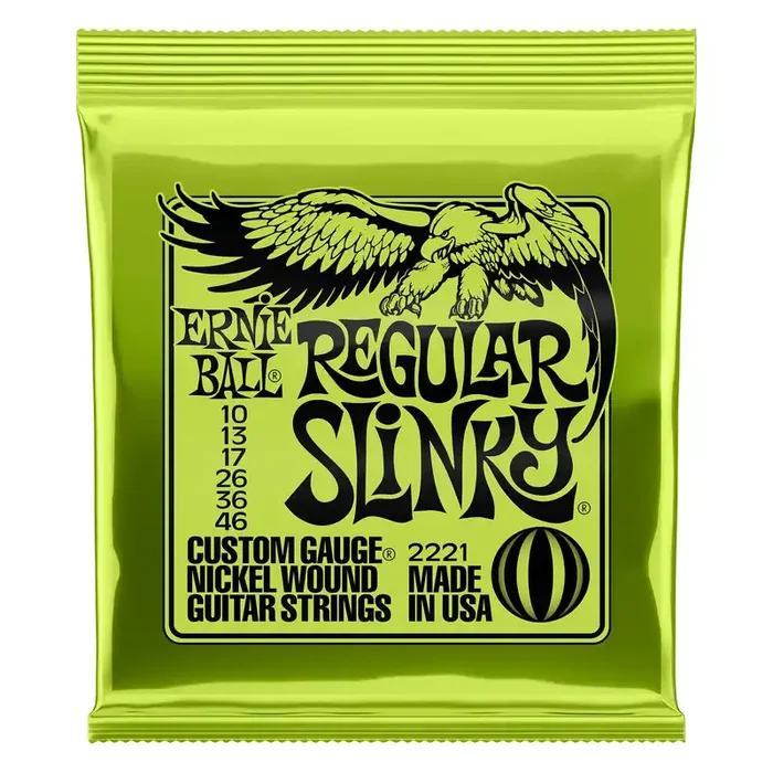 Ernie Ball Regular Slinky Electric Guitar Strings – 10-46
