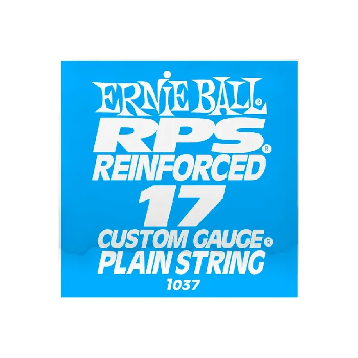 Ernie Ball RPS Reinforced Plain Steel 17 (.017″) Single Guitar String