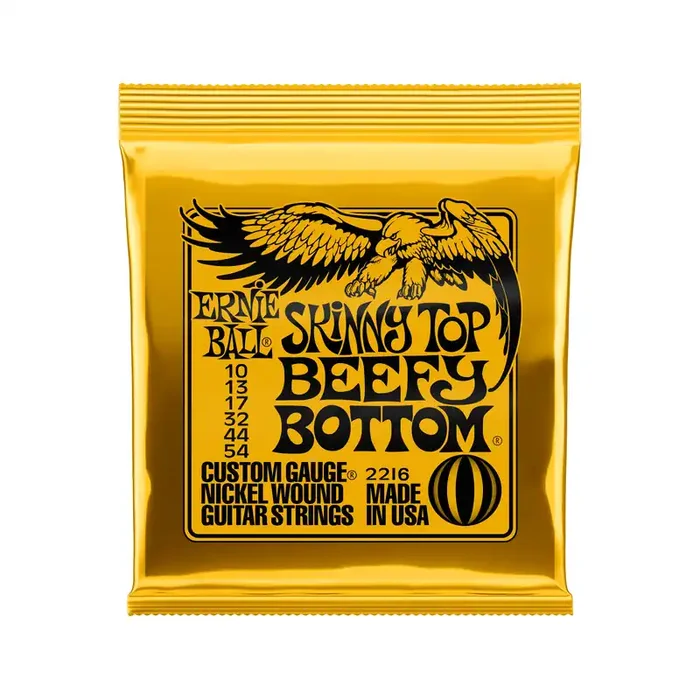 Ernie Ball Skinny Top/Beefy Bottom Slinky Nickel Wound Electric Guitar Strings 10 – 54