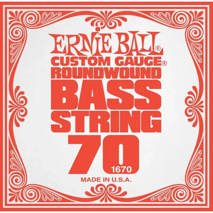 Ernie Ball Slinky Bass Nickel Wound .070 Bass Guitar Single String