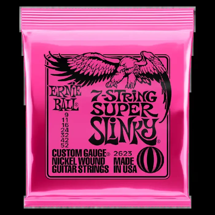 Ernie Ball Super Slinky Electric 7 String Set