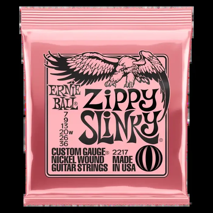 Ernie Ball Zippy Slinky 7 – 36 Electric Guitar Strings