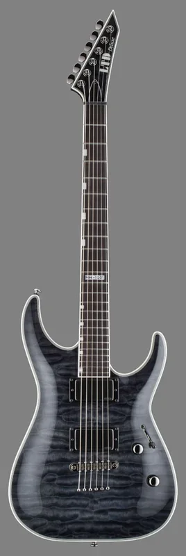 ESP-LTD MH-1001 No Trem See Thru Black Elec Guitar