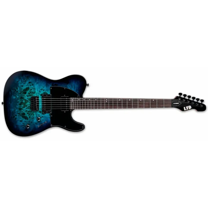 ESP LTD TE-200DX Electric Guitar Blue Burst with Birdseye Maple Top and Roasted Maple Neck