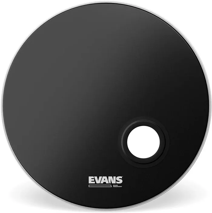Evans EMAD Black Resonant Bass Drum Head 24″