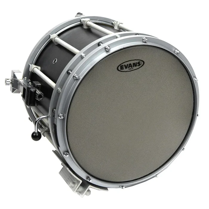 Evans Hybrid Grey Marching Snare Drum Head, 13 Inch *SKIN ONLY*