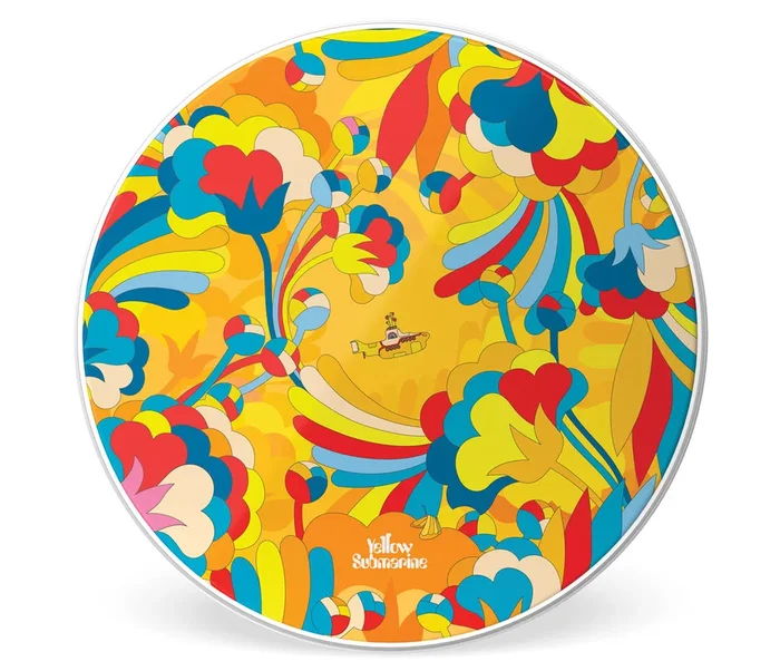 EVANS Yellow Submarine 22 ” Primrose Prairie Resonant Bass Drumhead