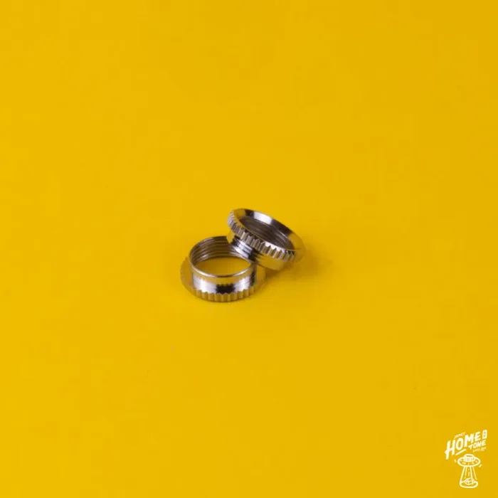 Extended knurled nut for Switchcraft 3 way toggle