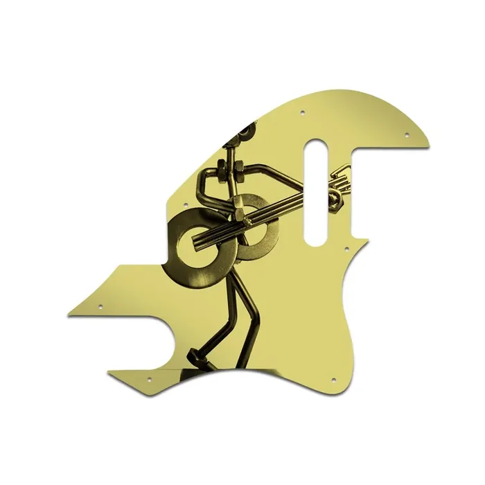 F Hole Tele – Gold Mirror