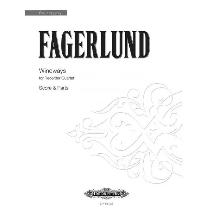 Fagerlund, Sebastian – Windways (score & parts)