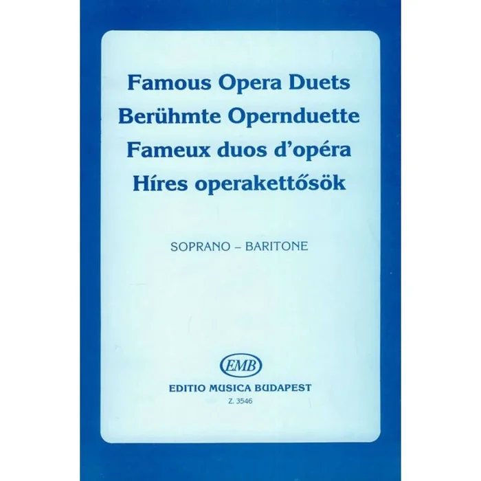 Famous Opera Duets (soprano & baritone)