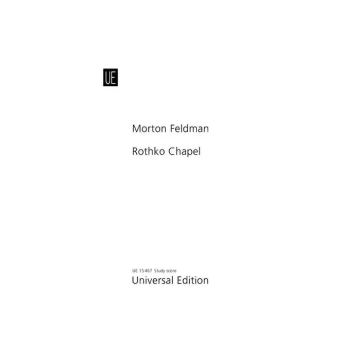 Feldman, Morton – Rothko Chapel