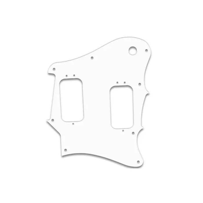 Fender 2012-2013 Made In Mexico Pawn Shop Super-Sonic – Thin Shiny White .060″ / 1.52mm Thickness, No Bevelled Edge