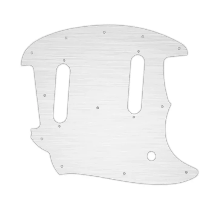 Fender 2017-Present Classic Style Mustang – Brushed Silver (Simulated)