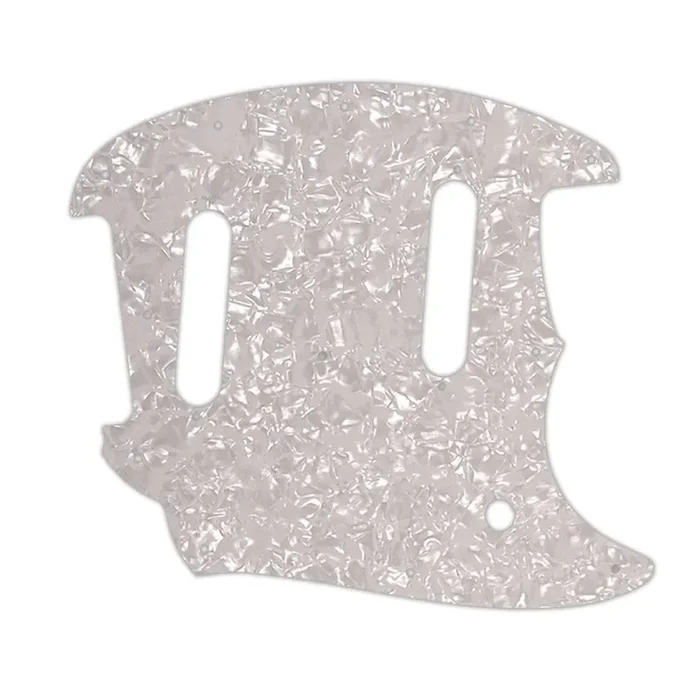 Fender 2017-Present Classic Style Mustang – White Pearl W/B/W Lamination