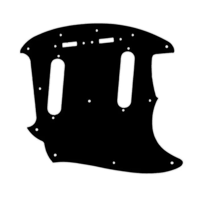 Fender 2019 Made In Mexico Vintera 60‘s Mustang – Thin Shiny Black .060″ / 1.52mm Thickness, No bevelled Edge