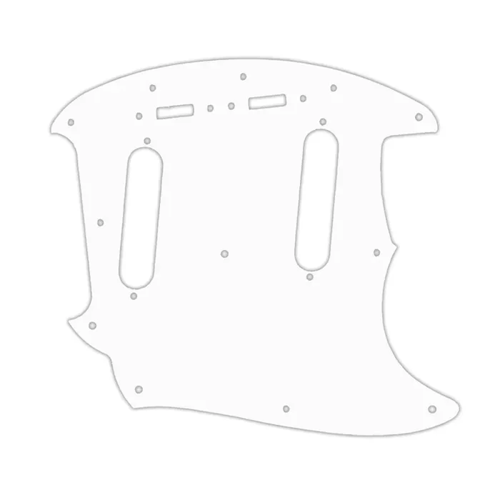 Fender 2019 Made In Mexico Vintera 60‘s Mustang – Thin Shiny White .060″ / 1.52mm Thickness, No bevelled Edge