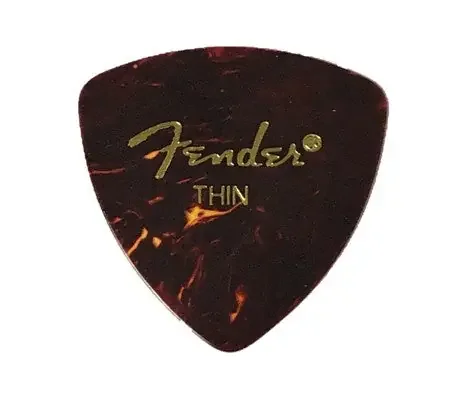 Fender 346 Large Classic Celluloid Plectrum – Thin / Light