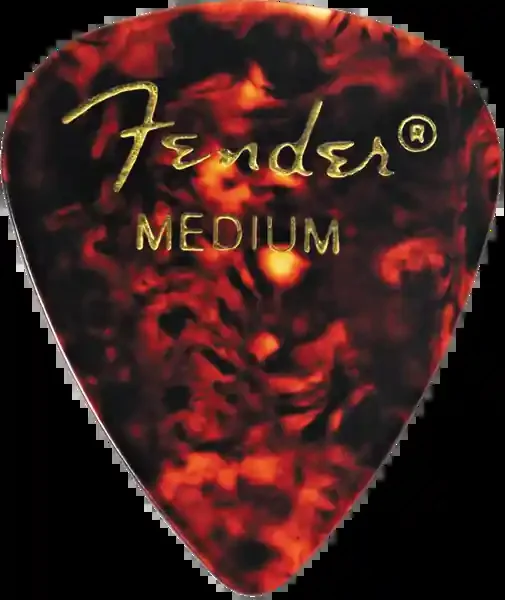 Fender 351 Classic Celluloid Picks 12-Pack (White) Thin