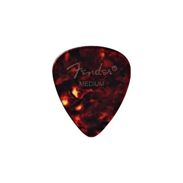 Fender 351 Classic Celluloid Shell Picks 12-Pack, Medium