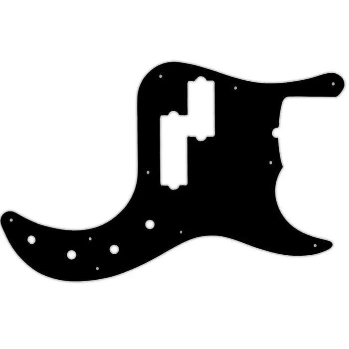 Fender American Deluxe 5 String Precision Bass – Thin Shiny Black .060″ / 1.52mm Thickness, No Bevelled Edge