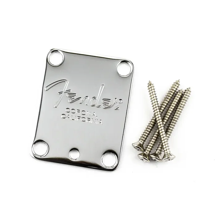 Fender American Standard Fender Corona Chrome Neck Plate with Micro-Tilt