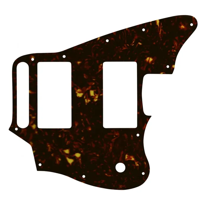 Fender Blacktop Series Jaguar – Dark Brown Celluloid Tortoiseshell W/B/W Lamination