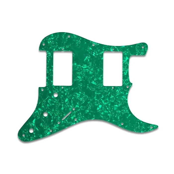 Fender Blacktop Series Strat 2 Humbuckers – Green Pearl White/Black/White 3 ply Lamination