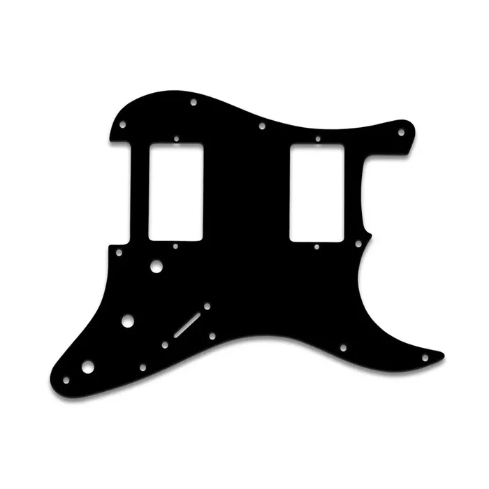 Fender Blacktop Series Strat 2 Humbuckers – Solid Shiny Black .090″ / 2.29mm thick, with bevelled edge