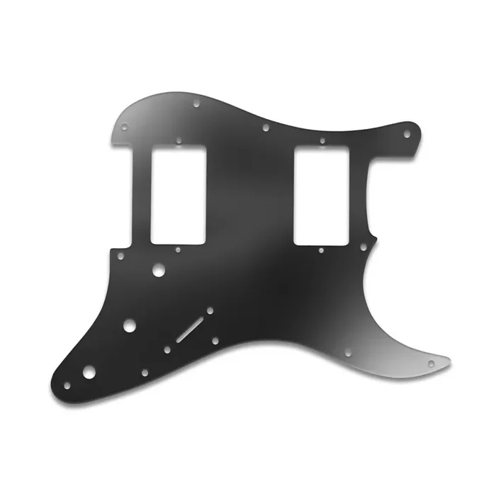 Fender Blacktop Series Strat 2 Humbuckers – Thin Shiny Black .060″ / 1.52mm Thickness, No Bevelled Edge