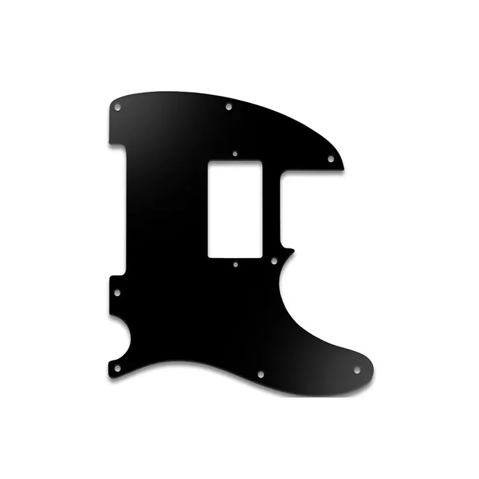 Fender Blacktop Series Tele – Matte Black .090″ / 2.29mm thick, with bevelled edge.