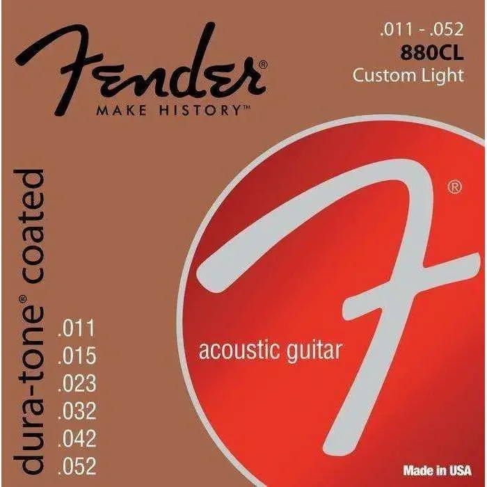 Fender Dura Tone Coated Acoustic Guitar Strings