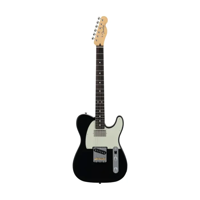 Fender Japan Hybrid II Telecaster SH Electric Guitar, RW FB, Black